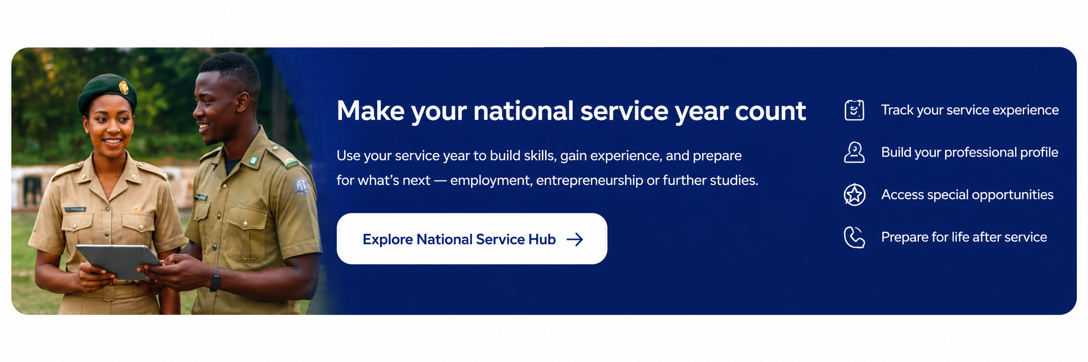 Make Your National Service Year Count